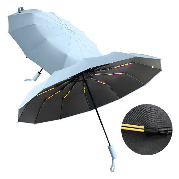Bæredygtig paraply med UV-beskyttelse – StormShield
