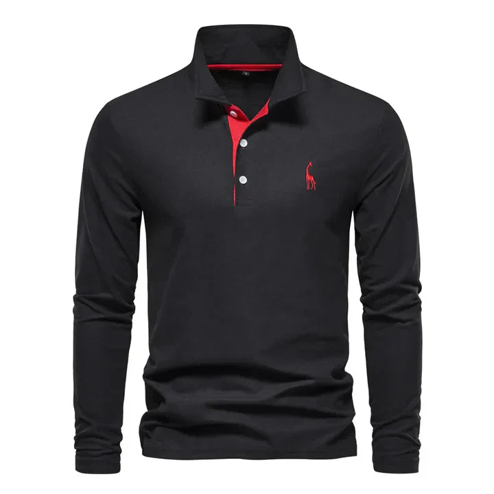 Lang-Langærmet Polo Shirt for Mænd