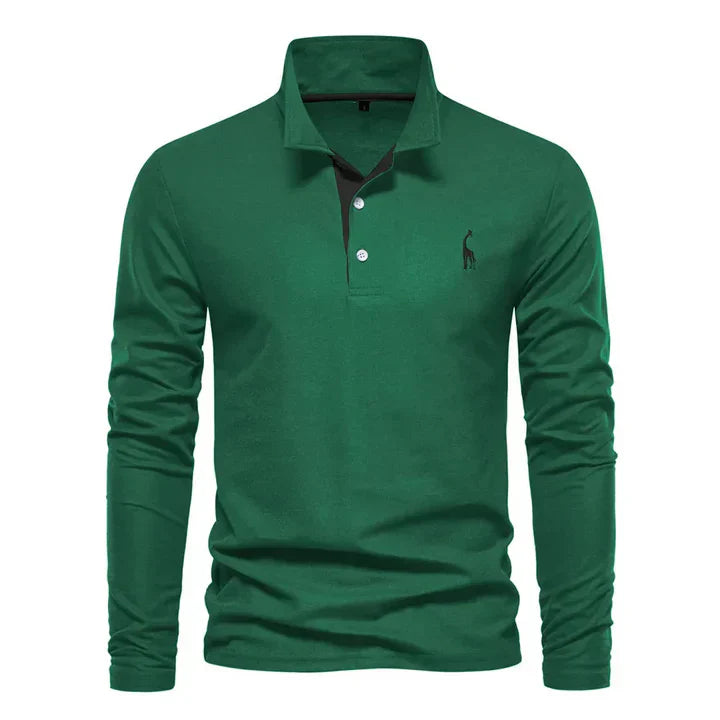 Lang-Langærmet Polo Shirt for Mænd