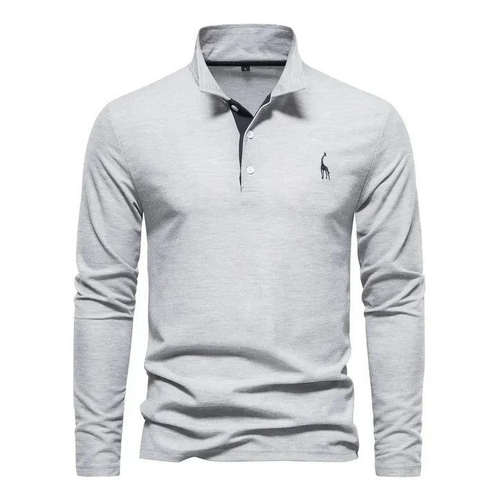 Lang-Langærmet Polo Shirt for Mænd