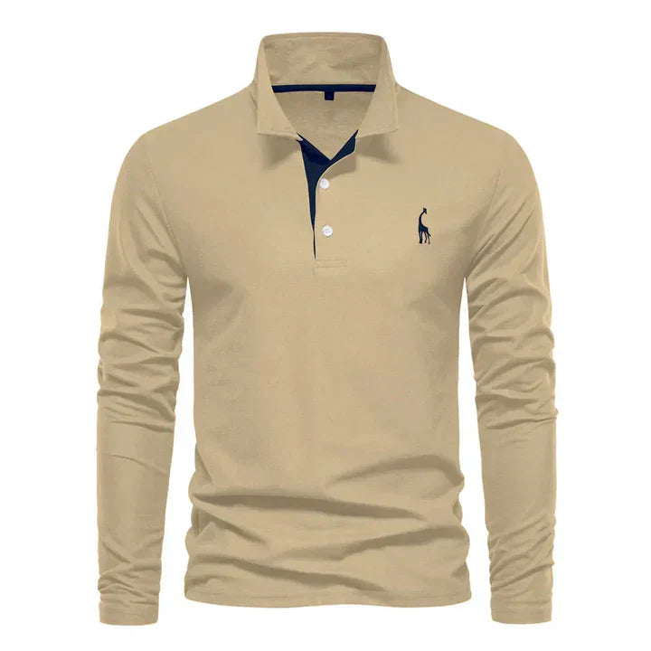 Lang-Langærmet Polo Shirt for Mænd