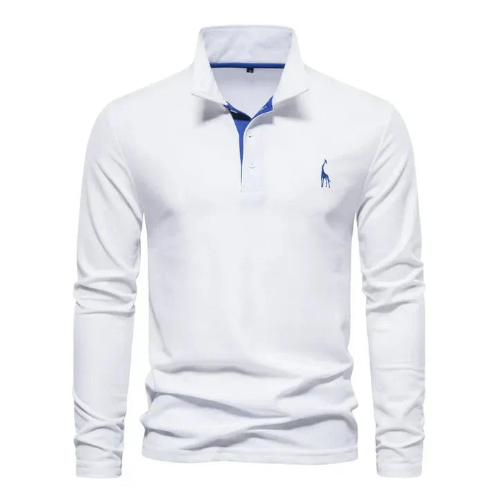 Lang-Langærmet Polo Shirt for Mænd