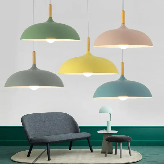 Loftlampe i skandinavisk eg | Moderne og energieffektiv