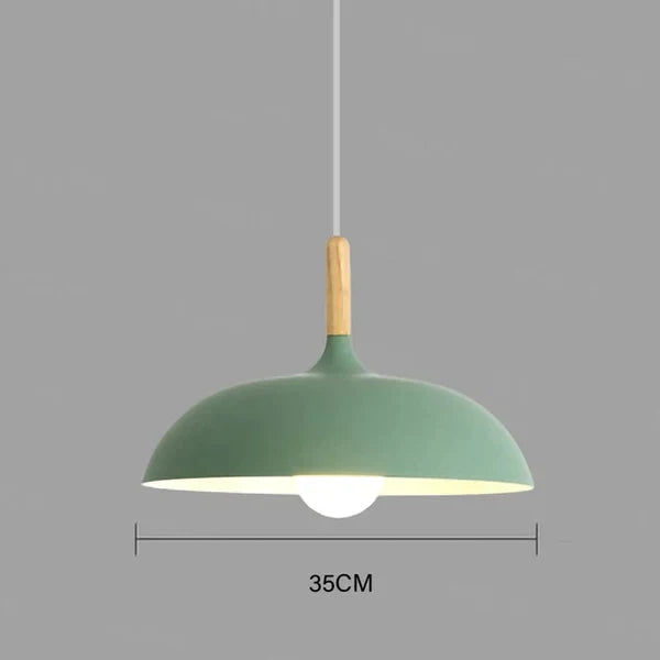 Loftlampe i skandinavisk eg | Moderne og energieffektiv