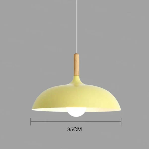 Loftlampe i skandinavisk eg | Moderne og energieffektiv