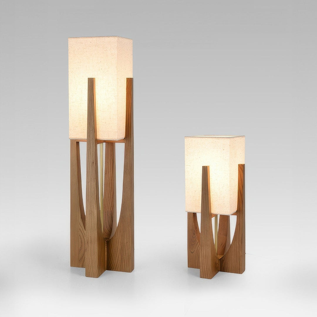 NaraLume gulvlampe i valnød | Minimalistisk og hyggelig