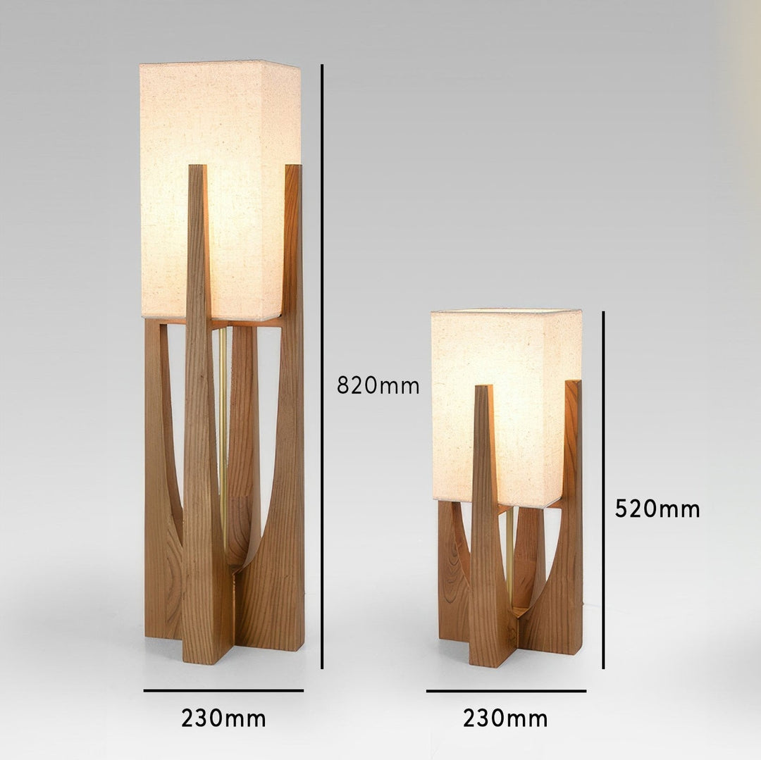NaraLume gulvlampe i valnød | Minimalistisk og hyggelig