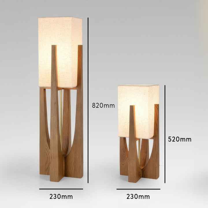 NaraLume gulvlampe i valnød | Minimalistisk og hyggelig