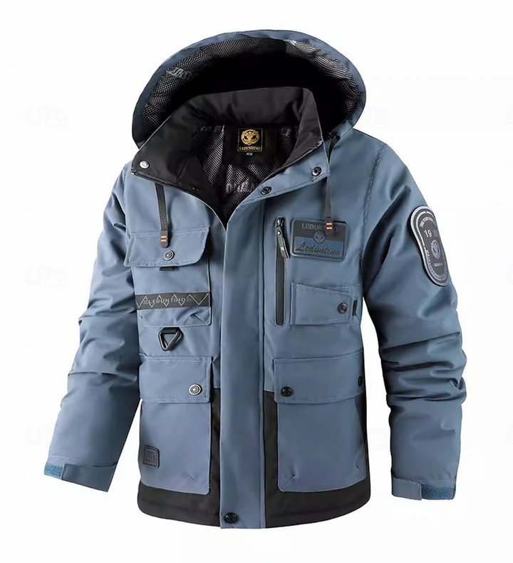 Vandtæt parka til mænd | Elegant beskyttelse