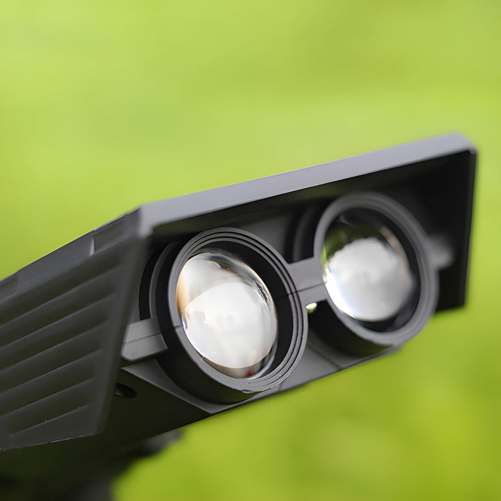 Udendørs solcellelampe med justerbart hoved til haven