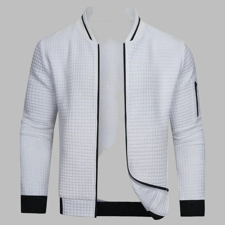 Behagelig og varm sweater med lynlås til mænd