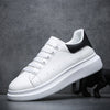 Hvide sneakers til mænd | Tyk og komfortabel sål | Tidløst design