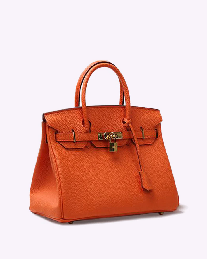 Luksus lædertotalbag til damer - elegant taske til arbejde og rejser