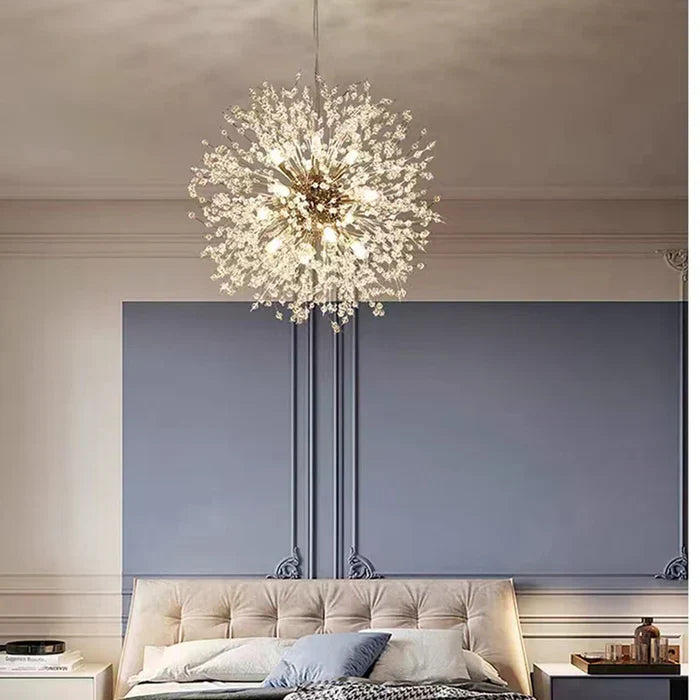 Eksklusiv krystallysekrone – Elegant loftslampe til raffinerede interiører