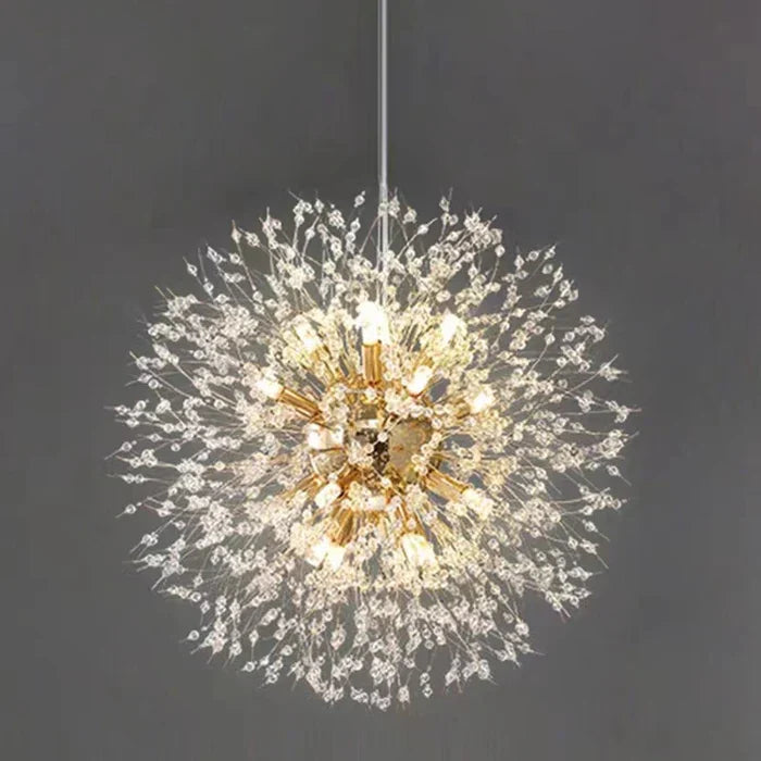 Eksklusiv krystallysekrone – Elegant loftslampe til raffinerede interiører