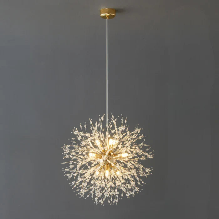 Eksklusiv krystallysekrone – Elegant loftslampe til raffinerede interiører