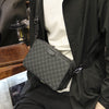 Skuldertaske til mænd | Streetstyle | Ternet design | Sort